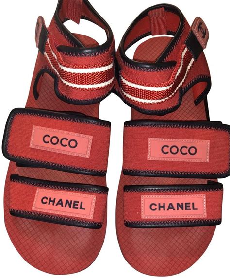 chanel velcro sandals for sale|Chanel Velcro sandals 2021.